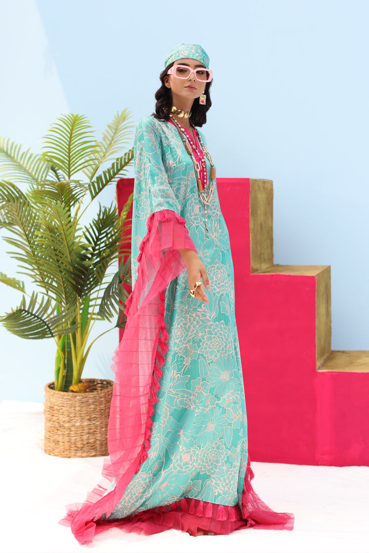Musferah Saad - AQUA FABLE - Silk - 2 Piece