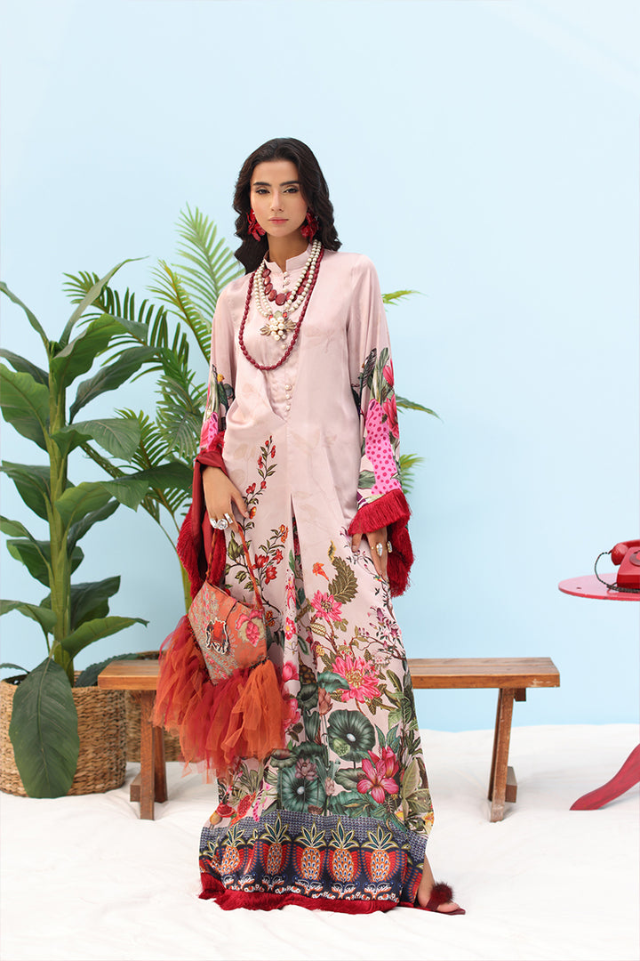 Musferah Saad -  BLUSH ROSE - Silk - 2 Piece