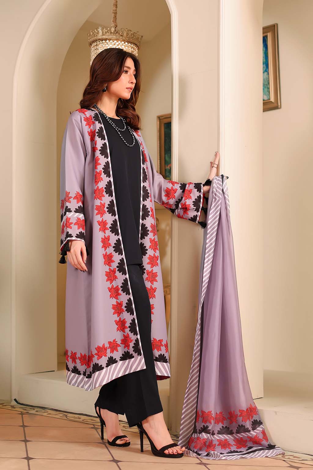 Adwears - Dupatta - Violet - 1 Piece