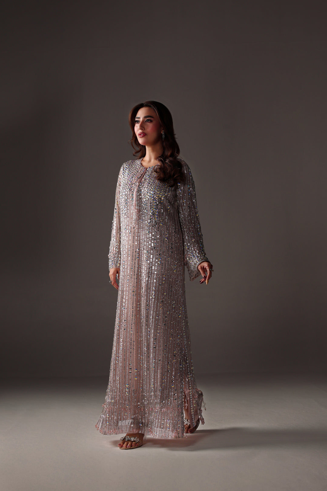 Reema Ahsan - Miran Net & Rawsilk Suit For Women - Pink - 2 Piece