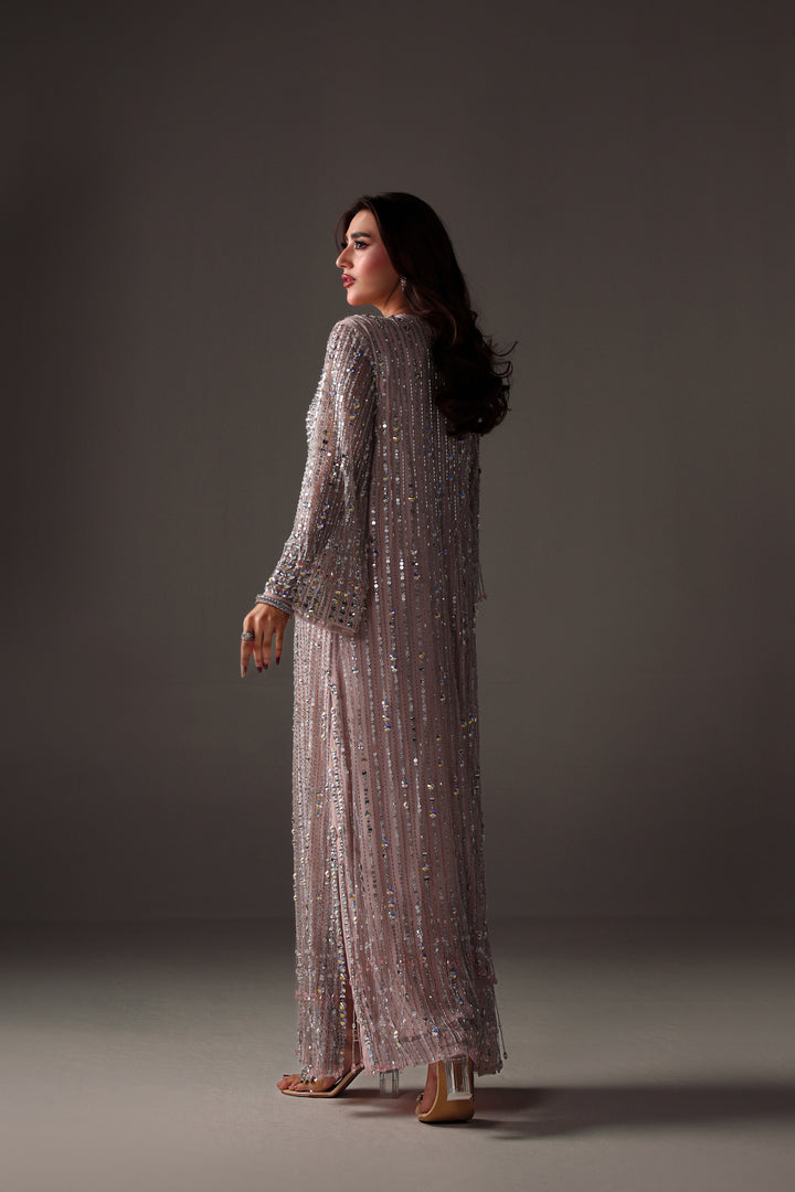 Reema Ahsan - Miran Net & Rawsilk Suit For Women - Pink - 2 Piece