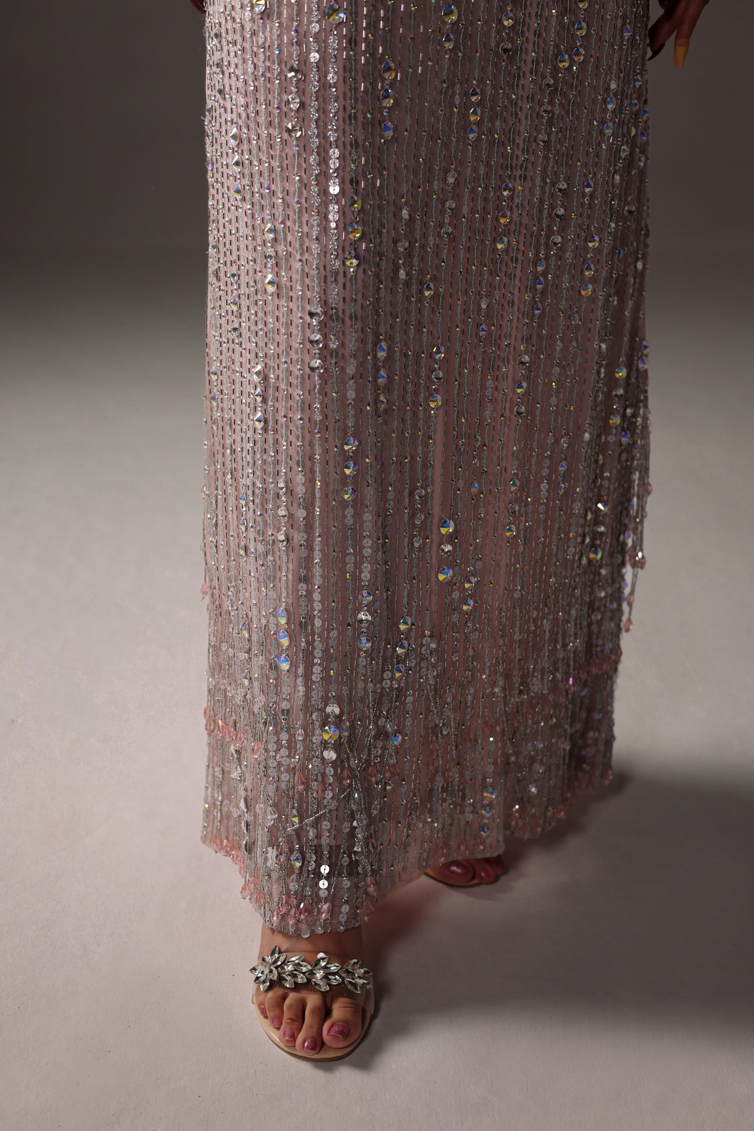 Reema Ahsan - Miran Net & Rawsilk Suit For Women - Pink - 2 Piece