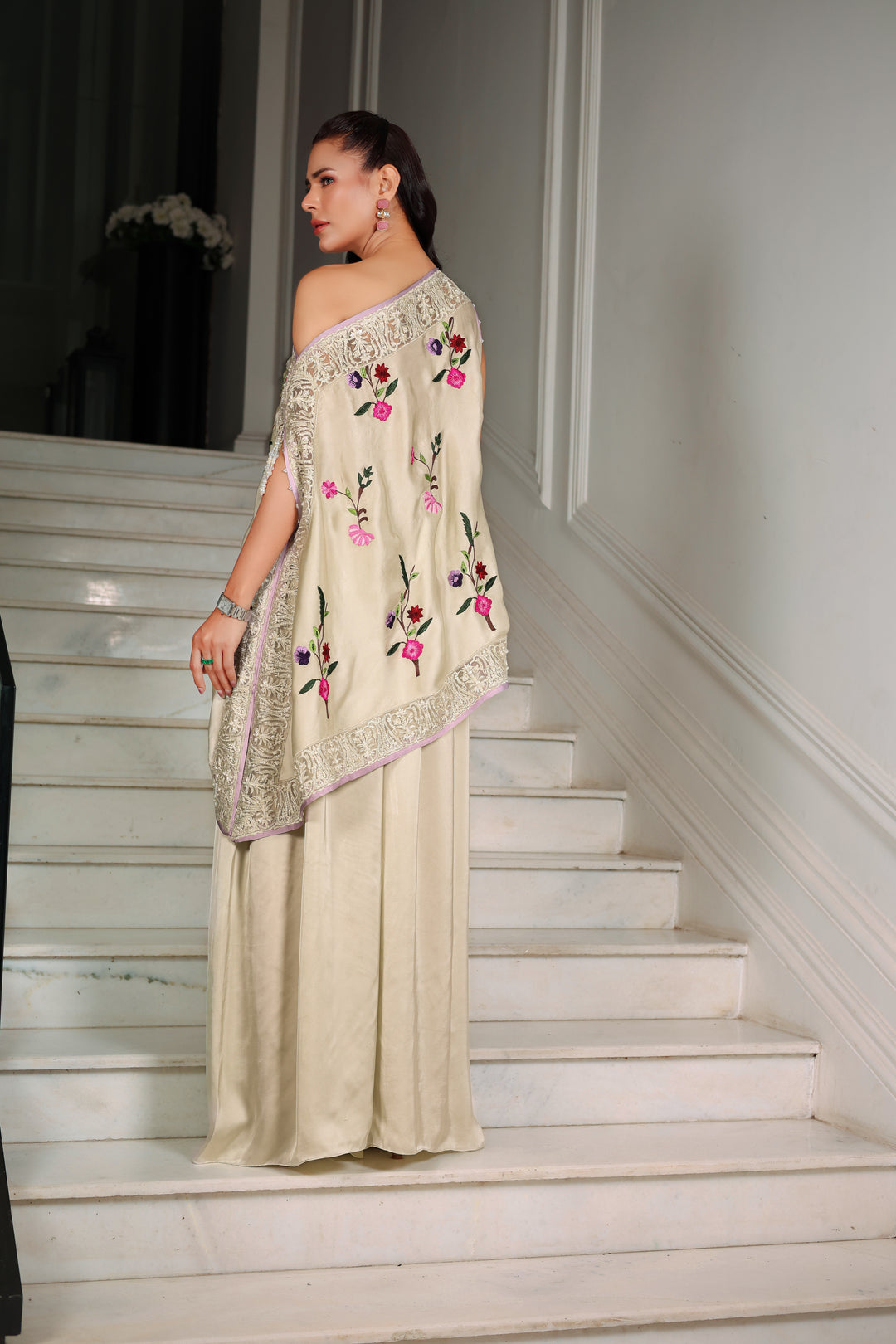 Reema Ahsan - Inza Shamoz Silk Suit For Women - Green - 2 Piece