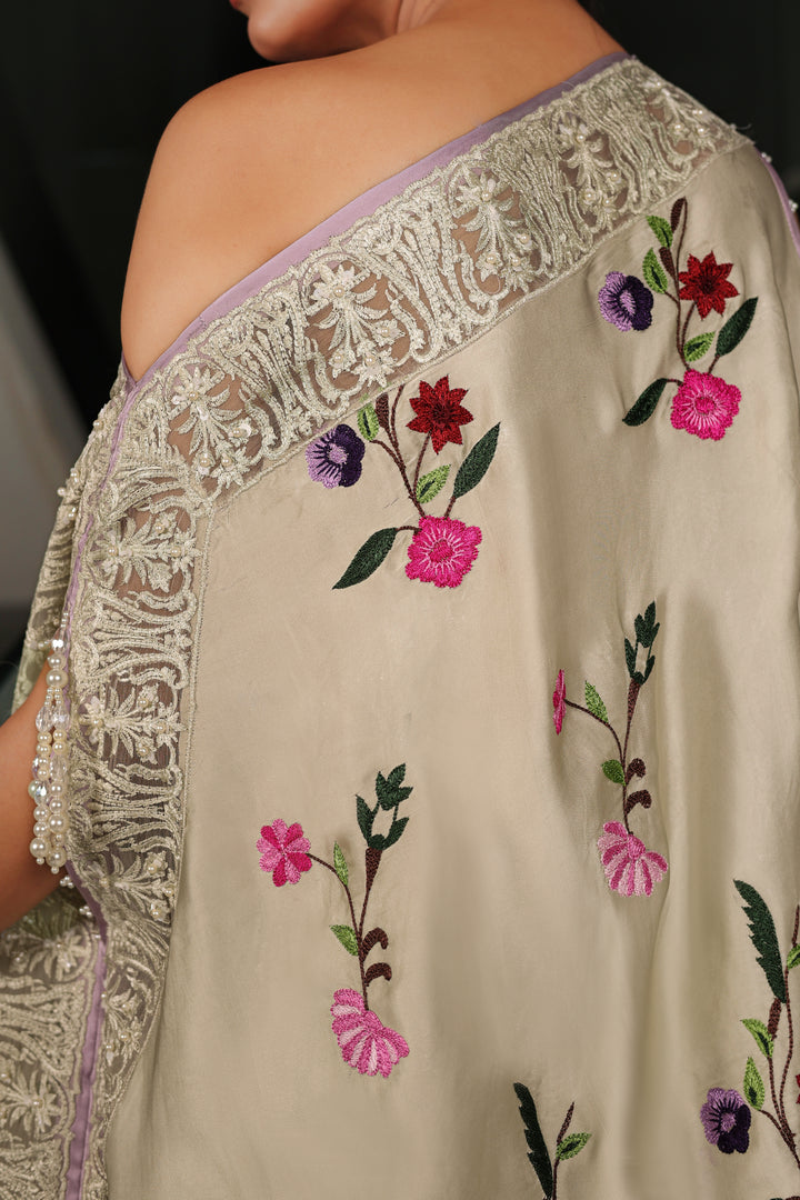 Reema Ahsan - Inza Shamoz Silk Suit For Women - Green - 2 Piece