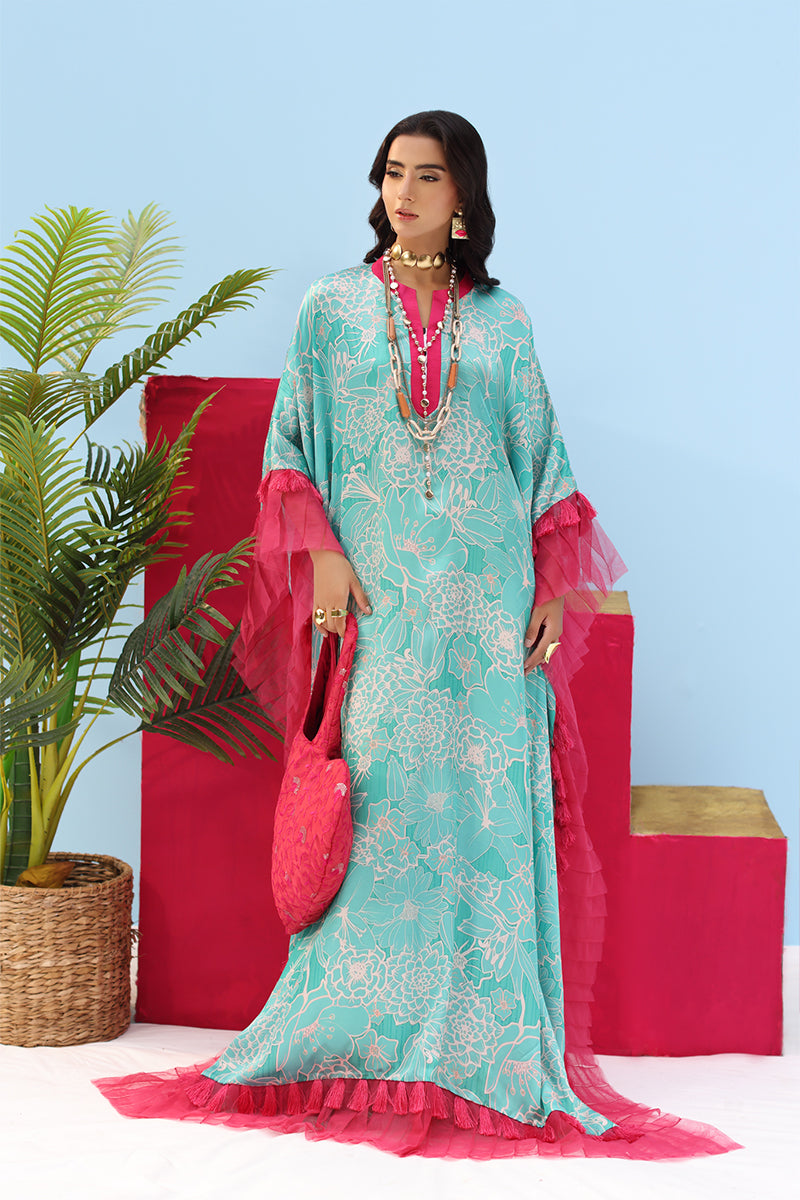Musferah Saad - AQUA FABLE - Silk - 2 Piece