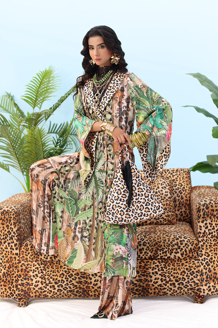 Musferah Saad - FIERCE - Silk - 5 Piece