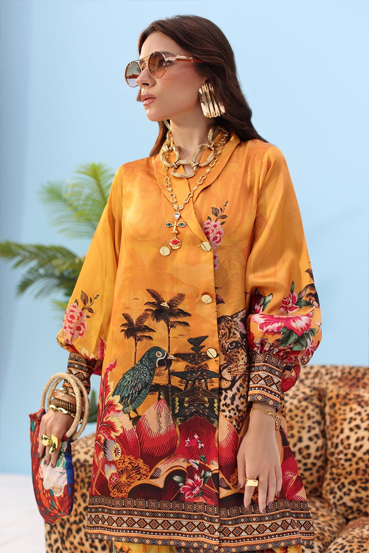 Musferah Saad - GOLDEN SOL - Rich and radiant - Silk - 3 Piece