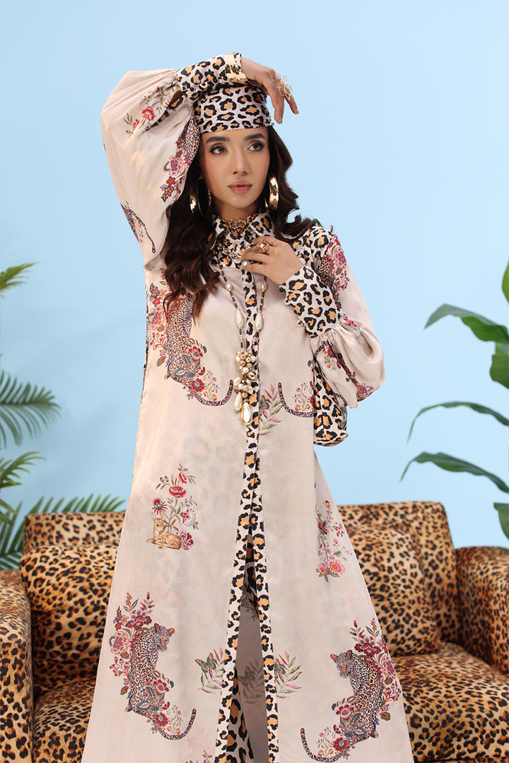 Musferah Saad - SAUVAGE - Rose Beige - Silk - 2 Piece
