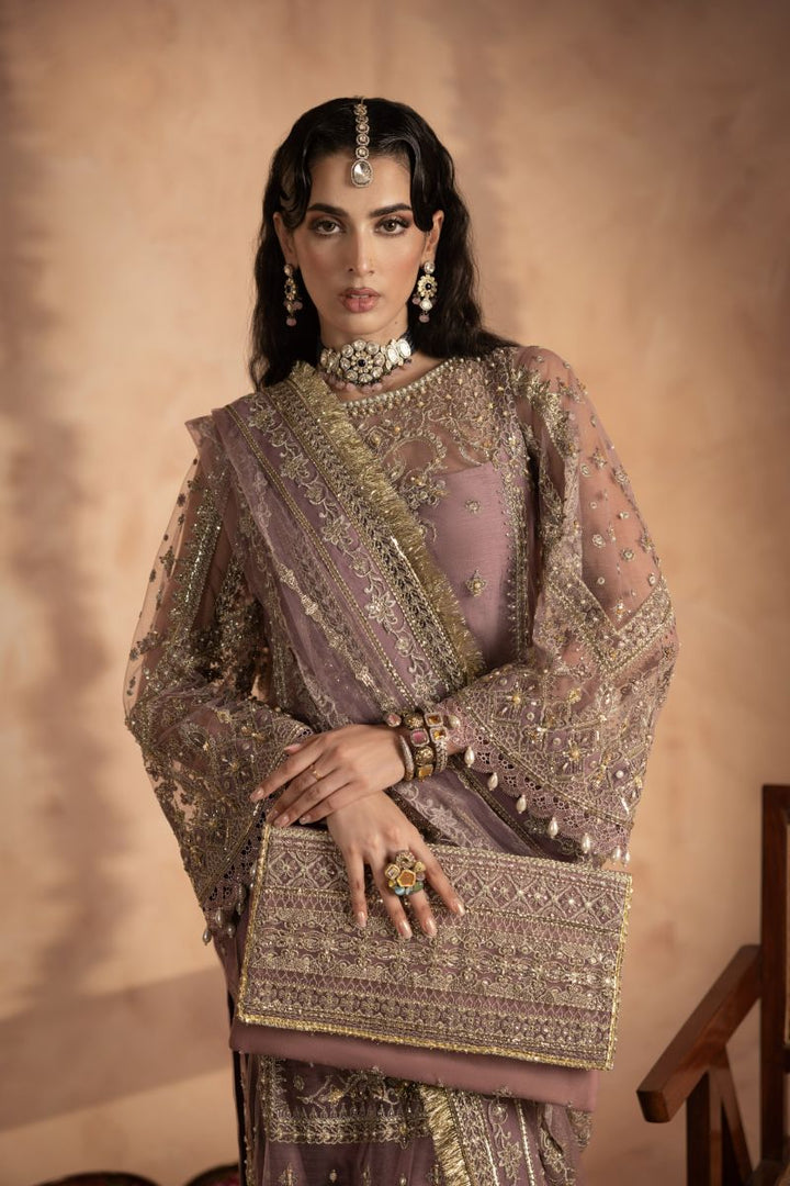 Anayra Amal - Gota Kinari - Lilac - Net - 3 Piece