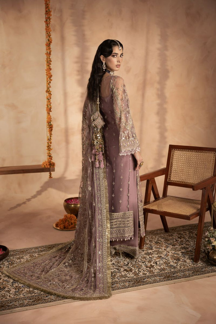 Anayra Amal - Gota Kinari - Lilac - Net - 3 Piece
