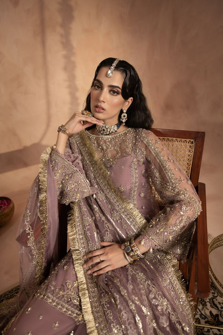 Anayra Amal - Gota Kinari - Lilac - Net - 3 Piece