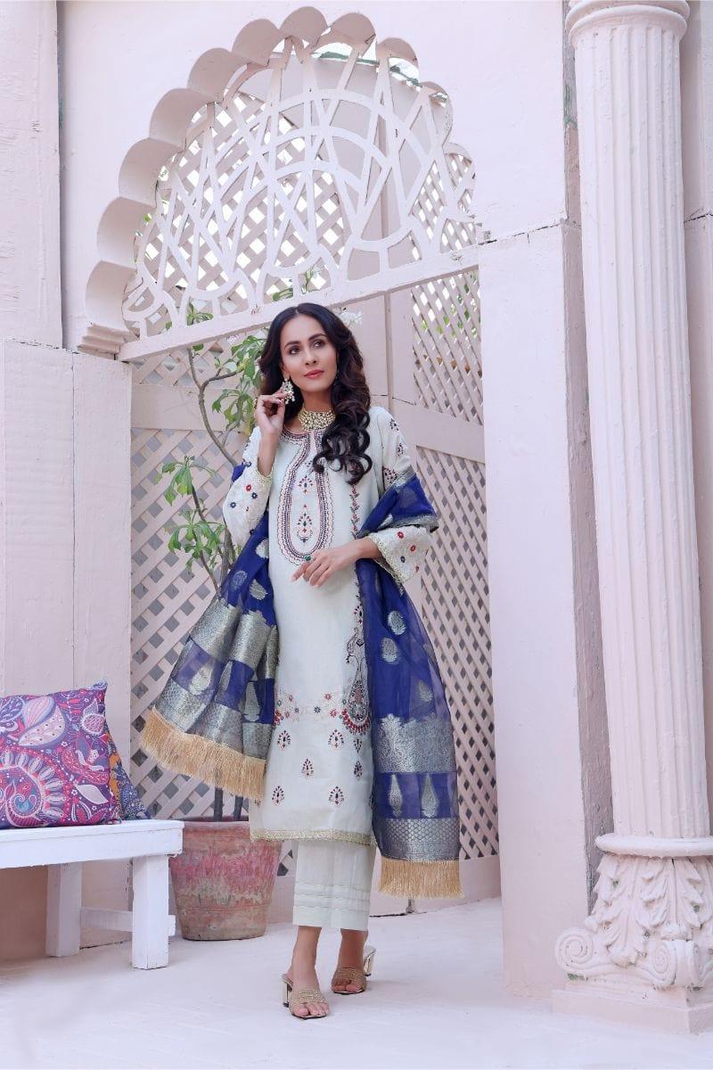 Oaks - Sonahri - Masoori Embroidered 2 Pieces - Studio by TCS