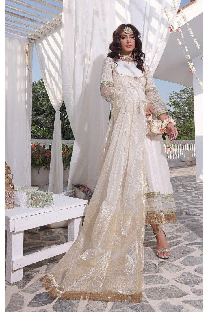 Oaks - Ada - Raw Silk with Banarsi Dupatta 3 Pieces - Studio by TCS