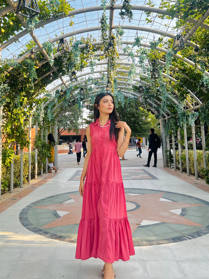 Syah - Symphony Gown - Grip - Pink Beige - 1 Piece