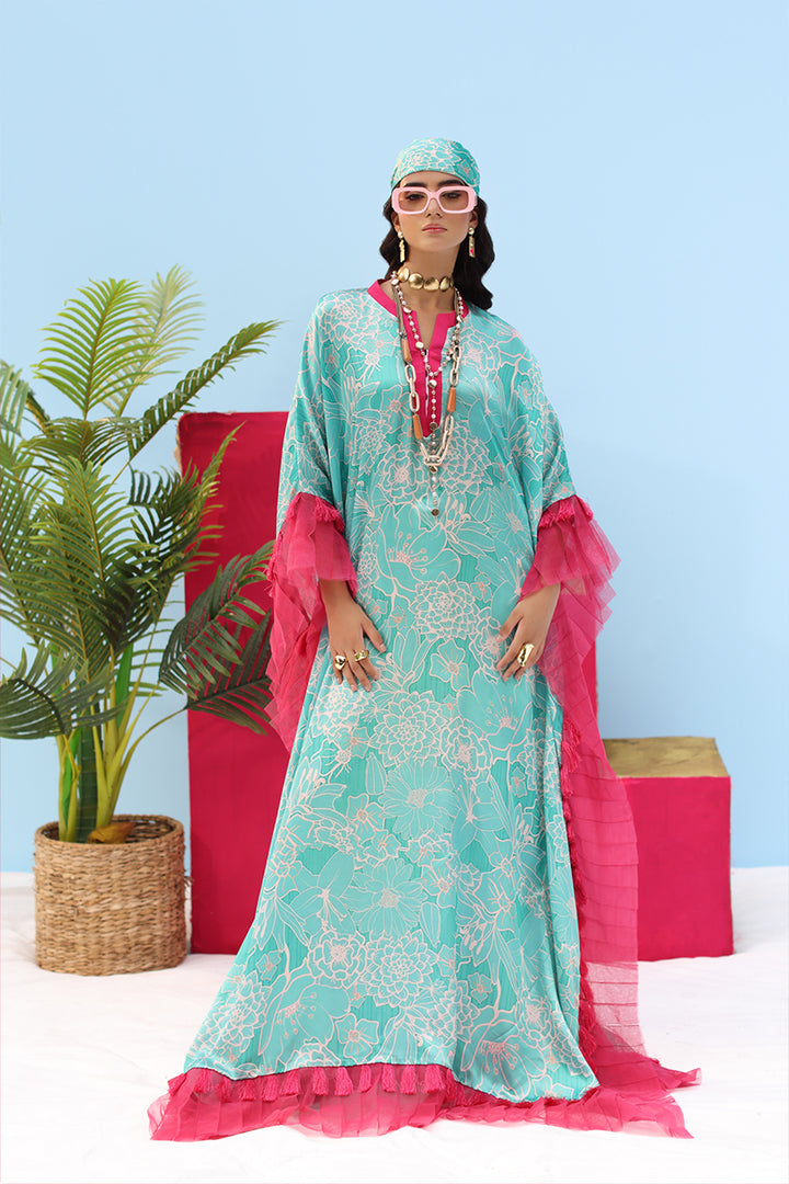 Musferah Saad - AQUA FABLE - Silk - 2 Piece