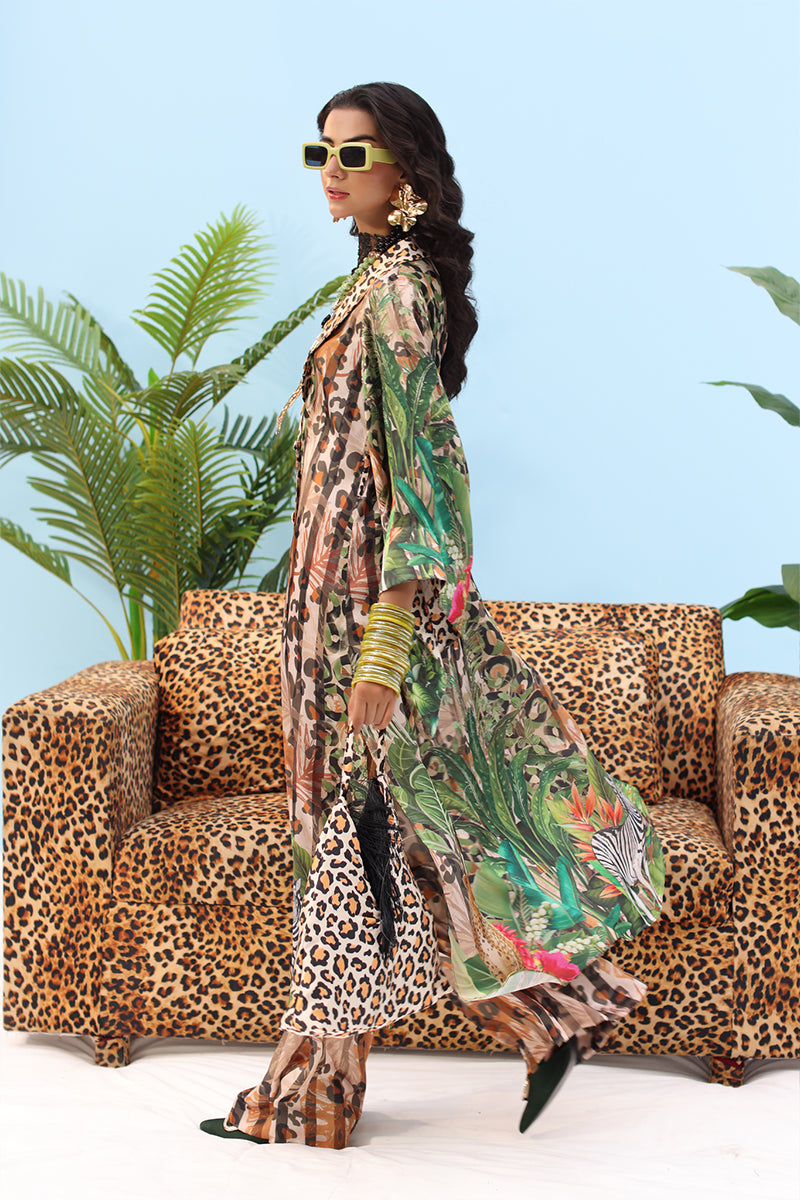 Musferah Saad - FIERCE - Silk - 5 Piece