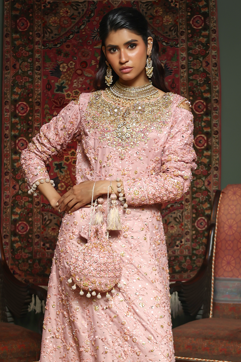 Huma Adnan - Noorielle - Powder Pink