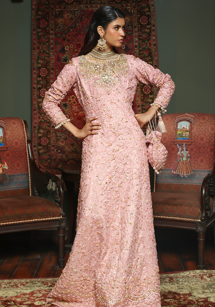 Huma Adnan - Noorielle - Powder Pink