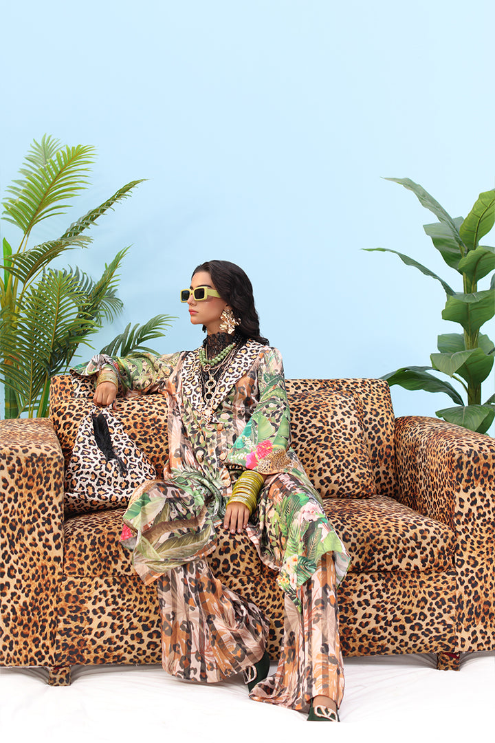 Musferah Saad - FIERCE - Silk - 5 Piece