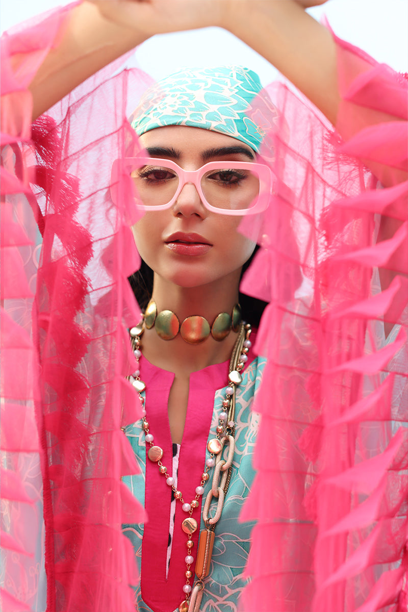 Musferah Saad - AQUA FABLE - Silk - 2 Piece