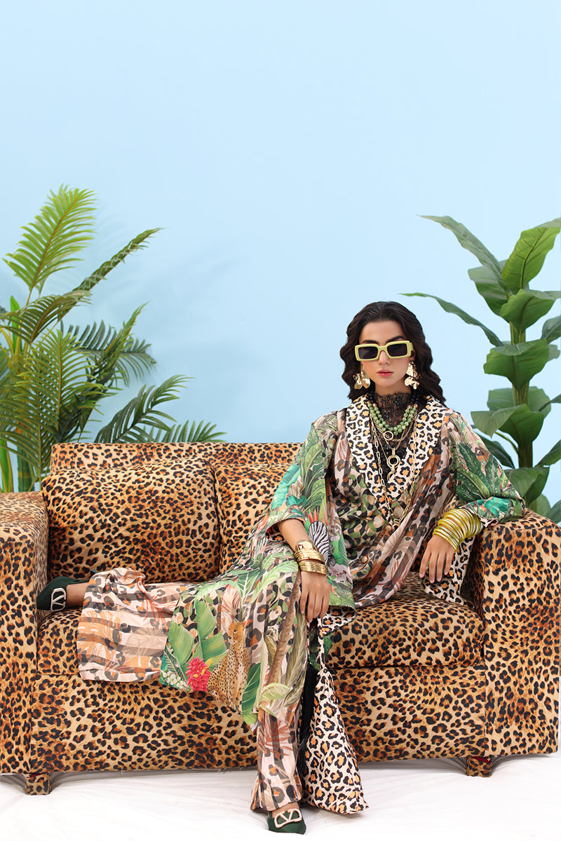 Musferah Saad - FIERCE - Silk - 5 Piece