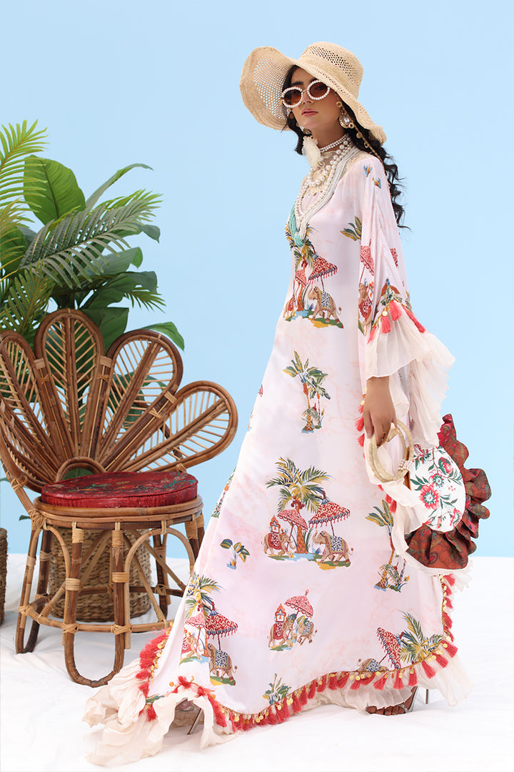 Musferah Saad - CELESTE - Ivory Blush - Silk - 2 Piece