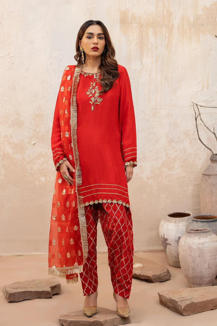 Syah - Dhani - Ramen Silk - Red - 3 Piece