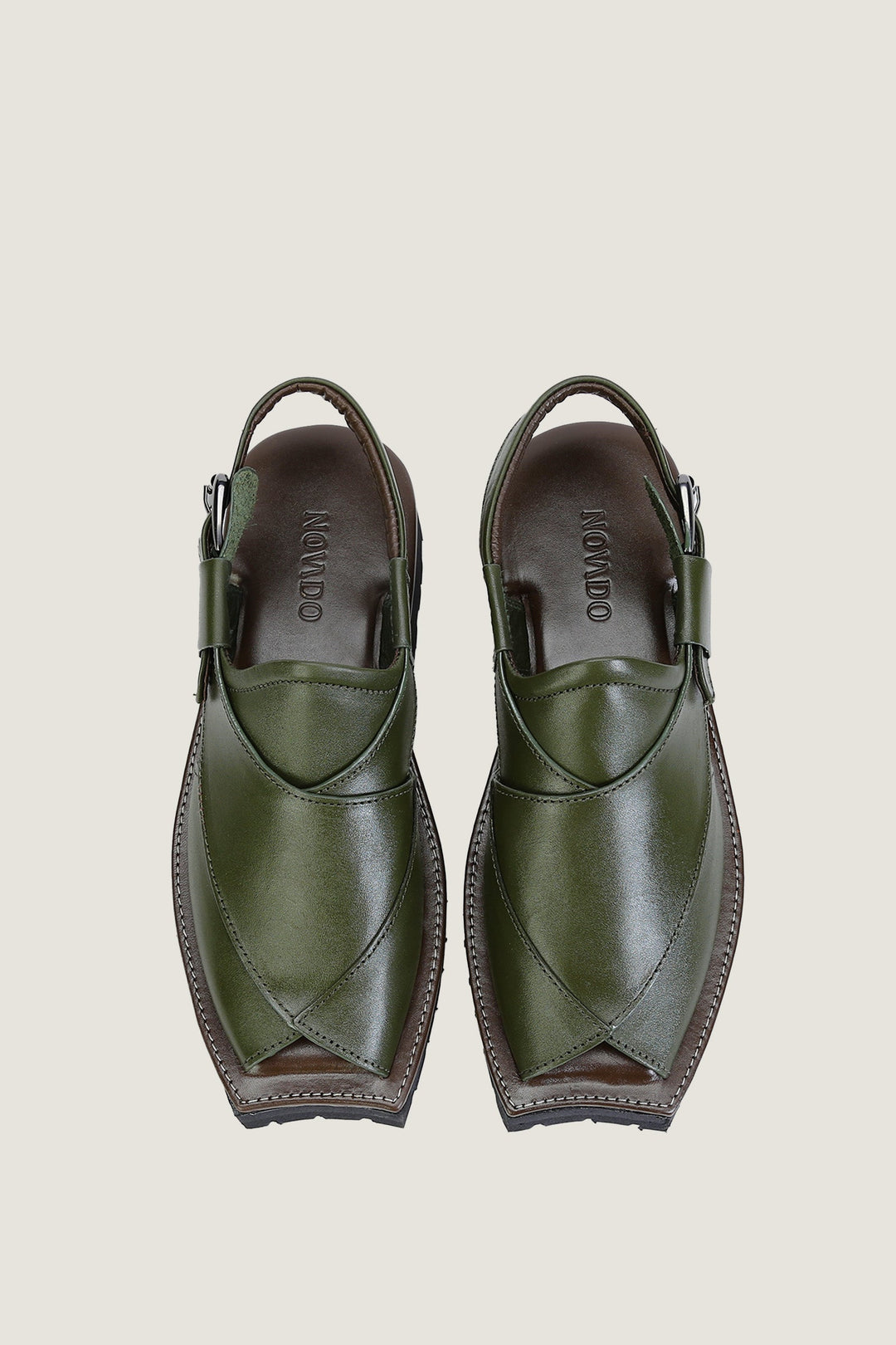 Navado - Kaptaan Chappal Olive For Men