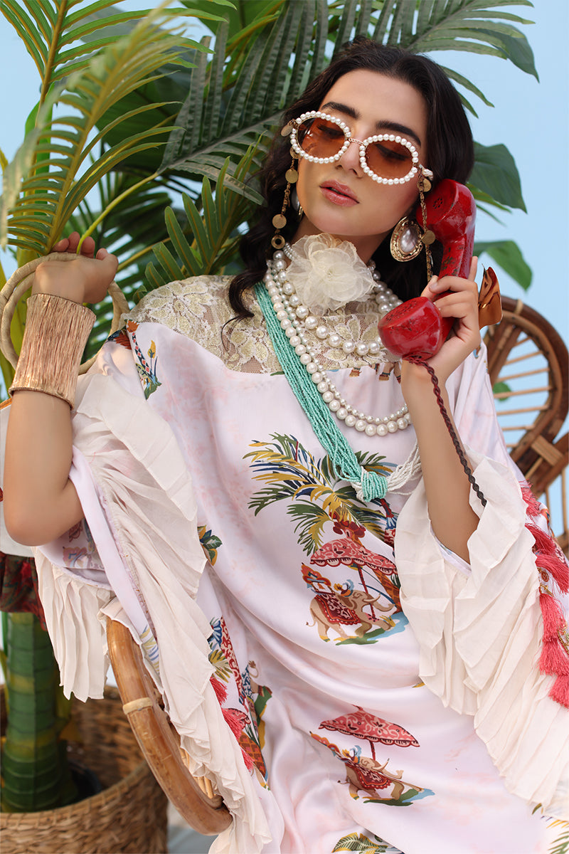 Musferah Saad - CELESTE - Ivory Blush - Silk - 2 Piece