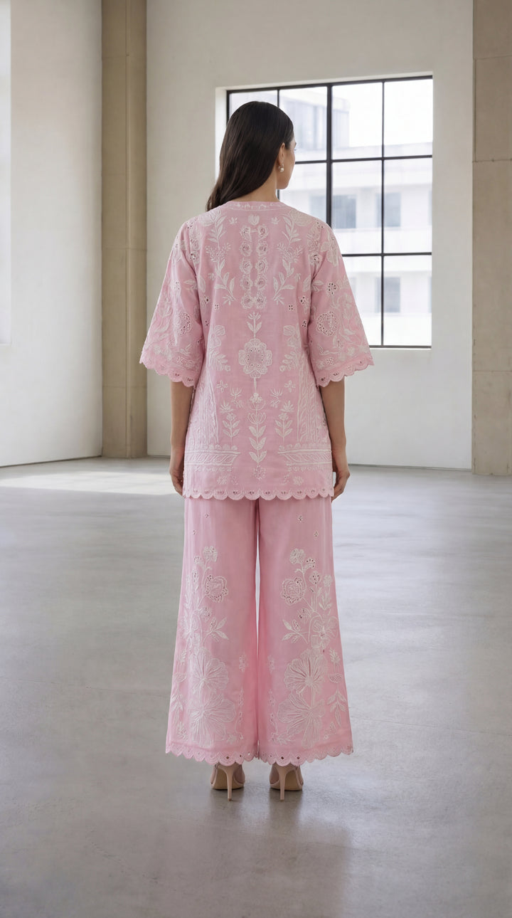 Reema Ahsan - Kiya Lawn Suit For Women - Light Pink - 3 Piece - Studio by TCS