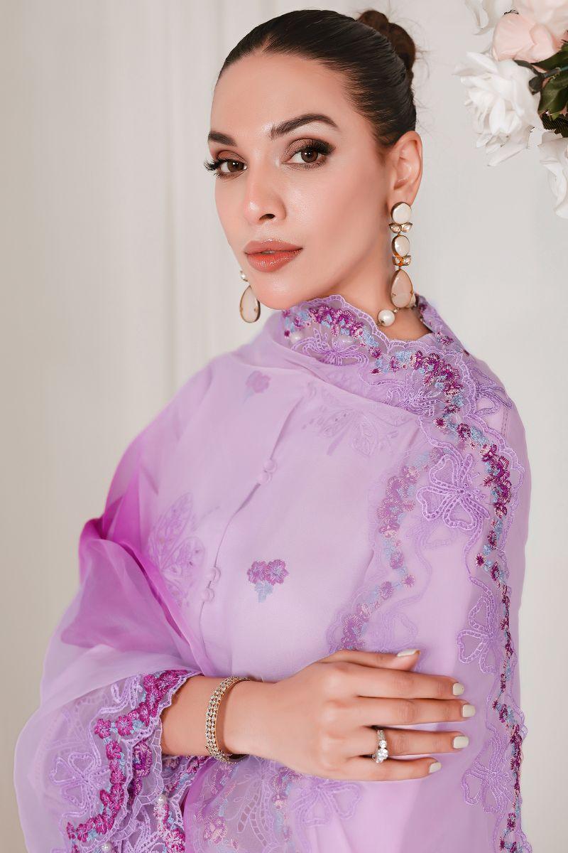 Reema Ahsan - SIA - Pure raw silk - Tea pink - 3 Piece