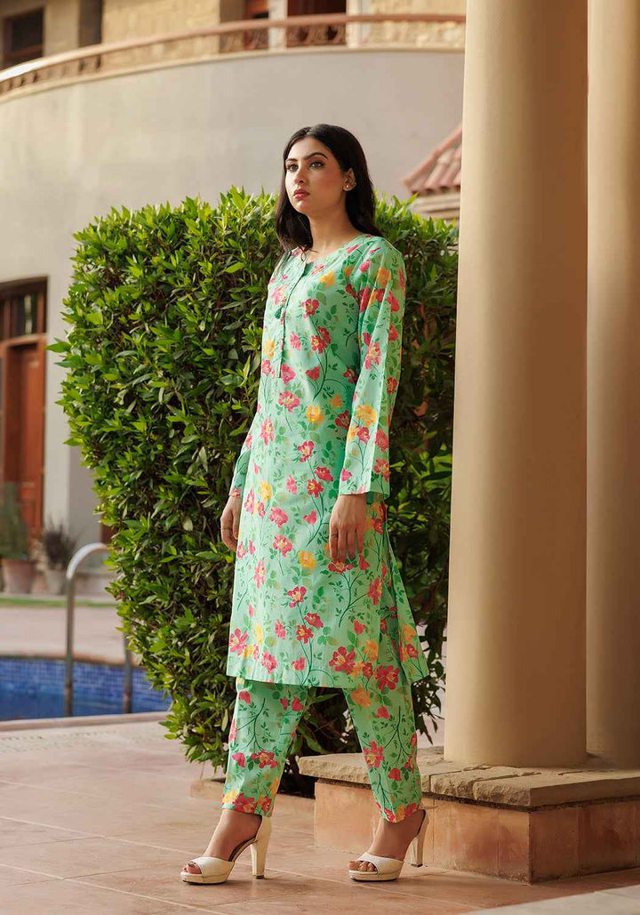 Zarasi - Hibiscus | Timeless Bloom - Stitched Lawn Suit - 2 Piece