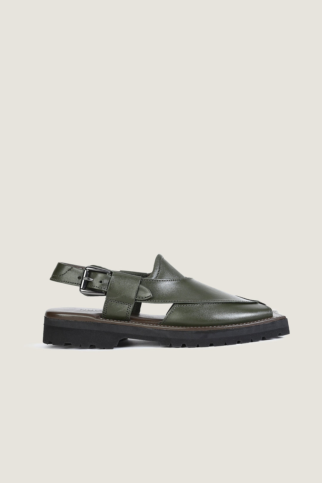 Navado - Kaptaan Chappal Olive For Men