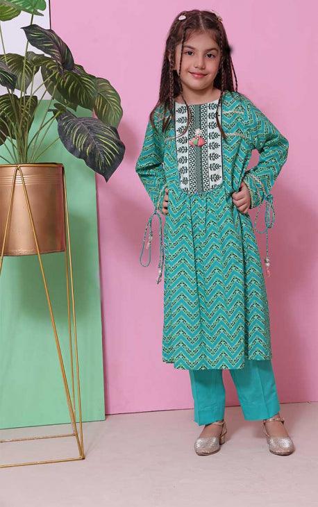Oaks - Nisa Lawn Printed Kurti - 1 Piece - Studio by TCS