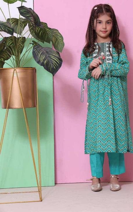 Oaks - Nisa Lawn Printed Kurti - 1 Piece - Studio by TCS