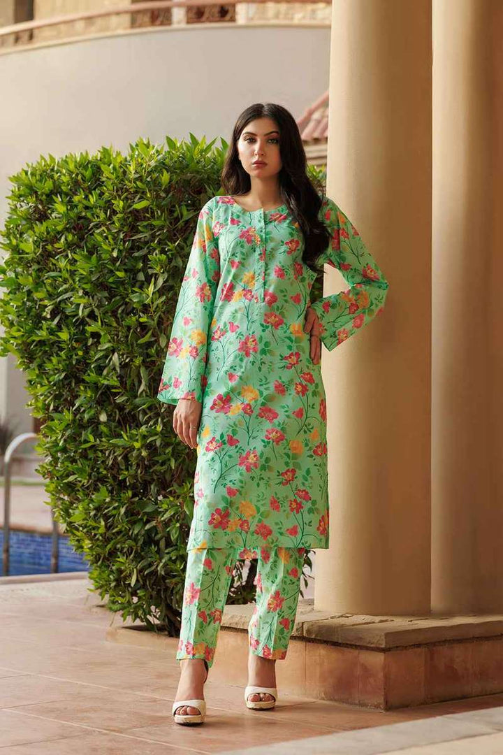 Zarasi - Hibiscus | Timeless Bloom - Stitched Lawn Suit - 2 Piece