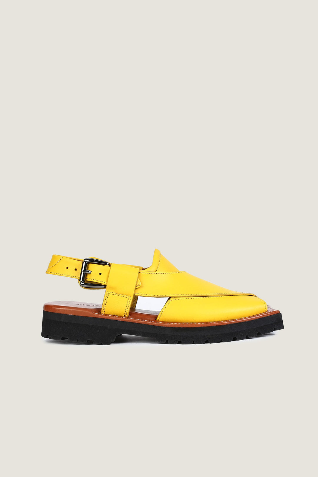 Navado - Kaptaan Chappal Yellow For Men