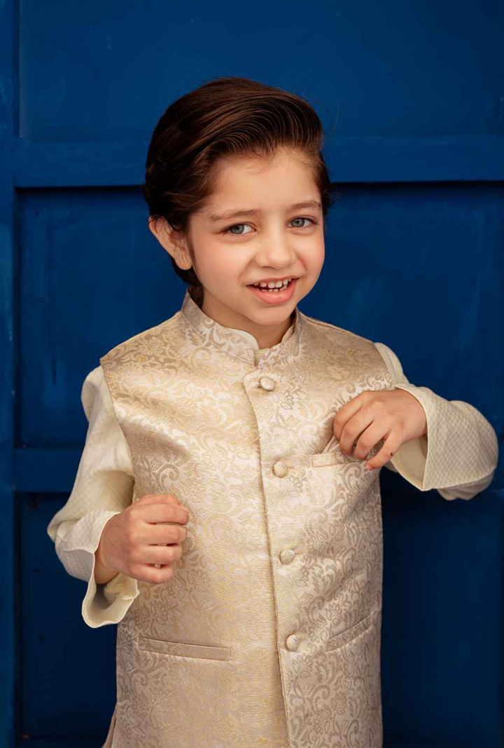 Hummingbirdspk - Gold Brocade Waistcoat - 1 piece