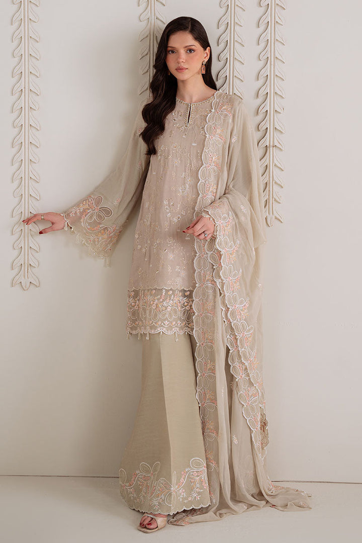 Cross Stitch - MEADOW MIST - Chiffon - 3 Piece - Unstitched