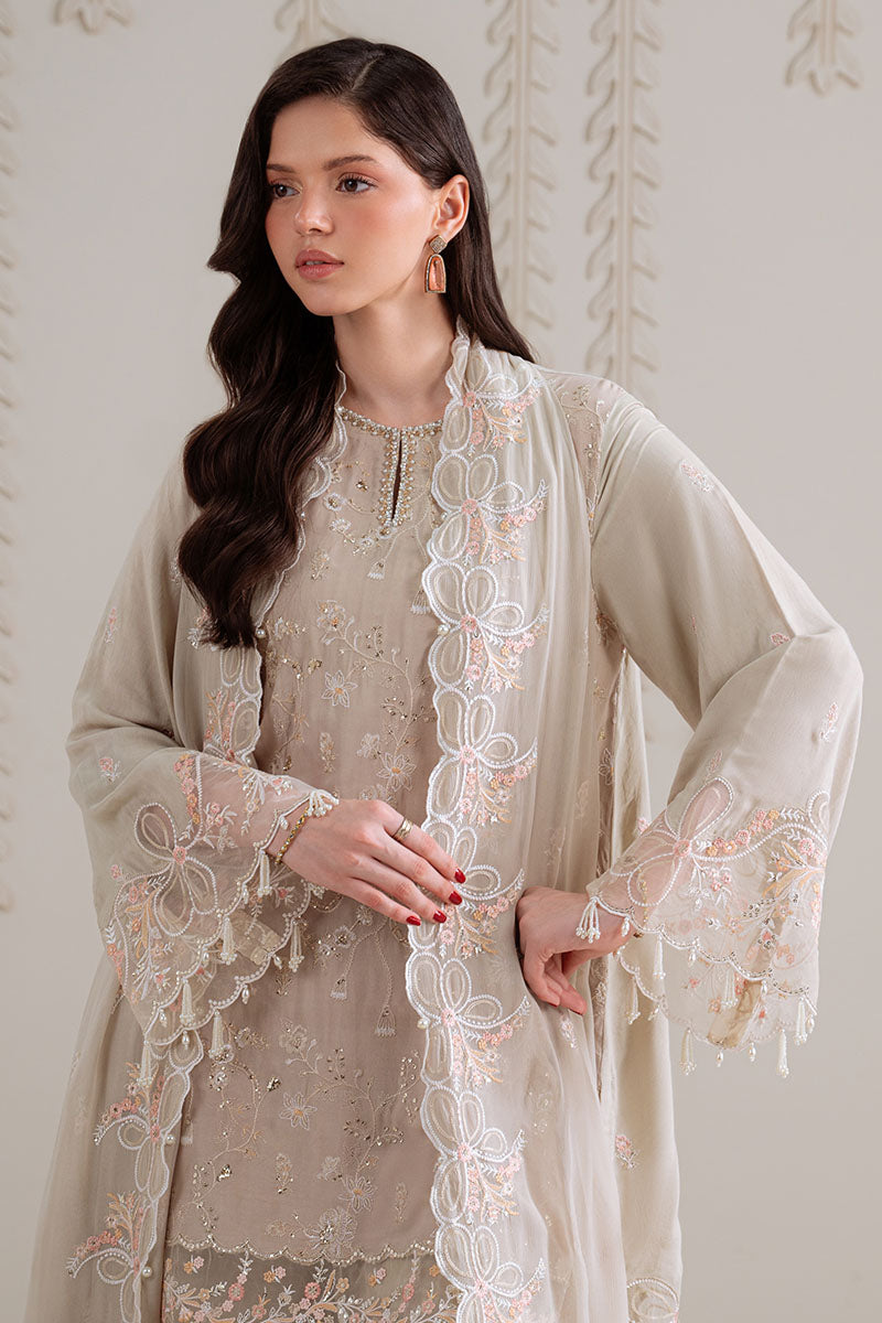 Cross Stitch - MEADOW MIST - Chiffon - 3 Piece - Unstitched