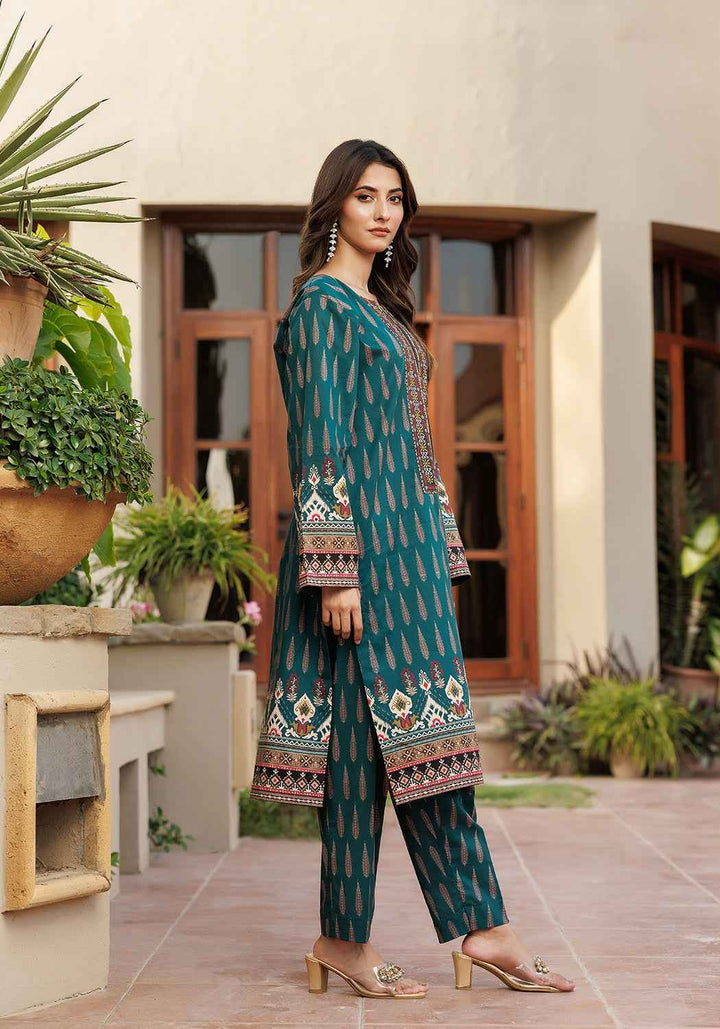 Zarasi - Emerald | Timeless Bloom - Stitched Lawn Suit - 2 Piece