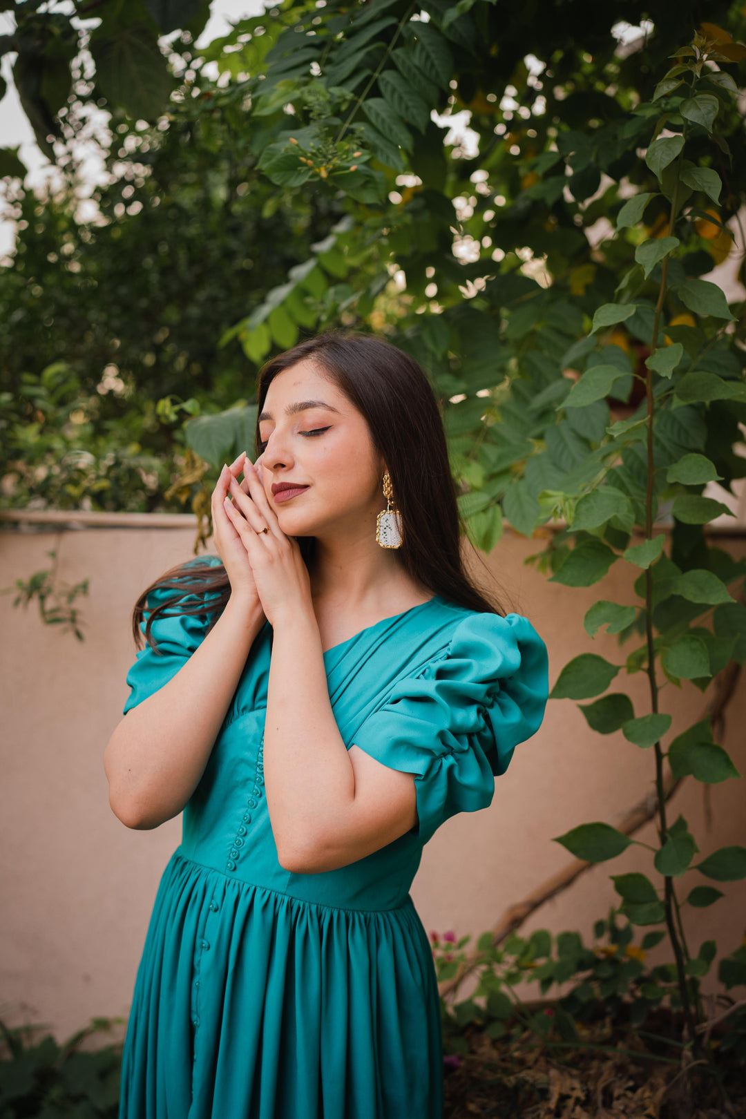 Syah - Bellecharm - Gown - Grip - Teal - 1 Piece