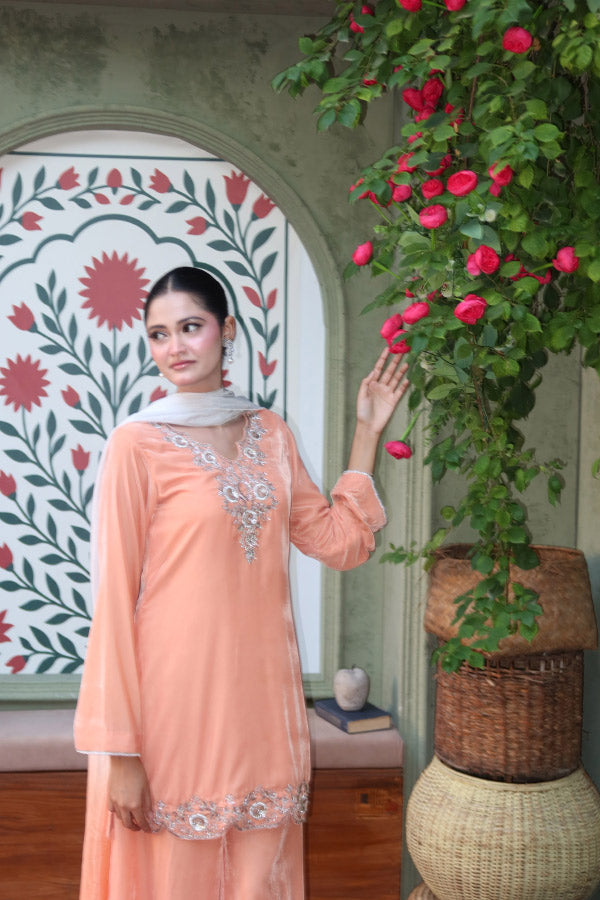 Leon Peach Allure 3 Piece Suit Orange