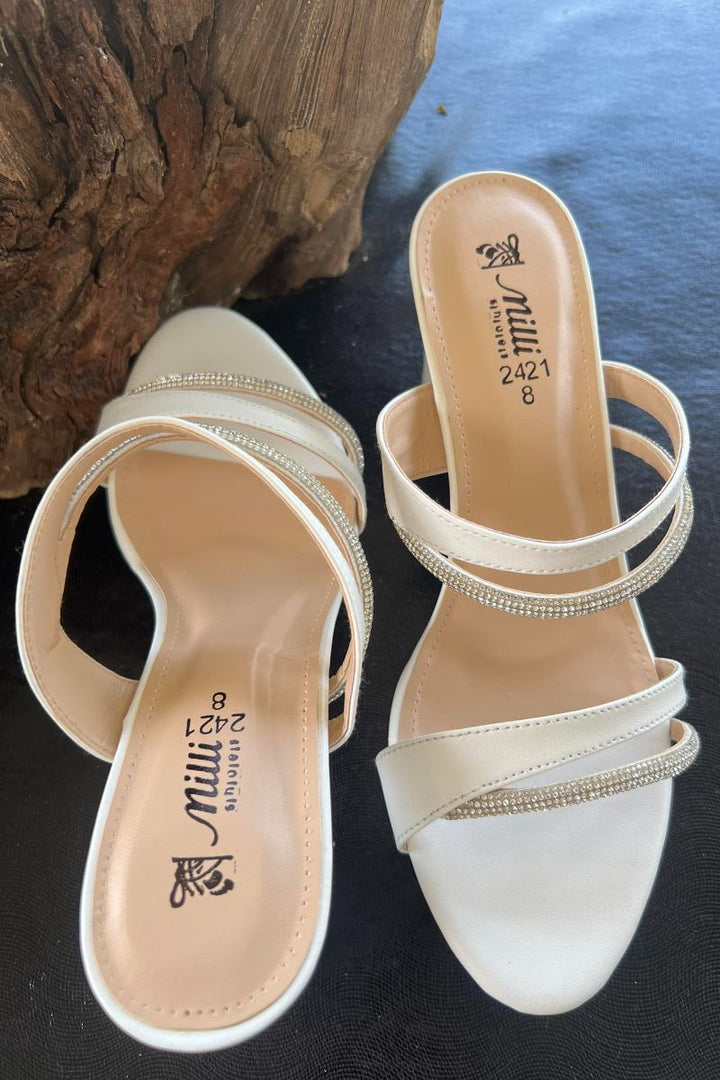 Milli Shoes - High Heels - White - 1617