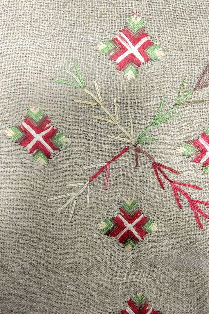 Designs by Amina - Hand Work - Wool - Shawl - 1 Piece - 0016