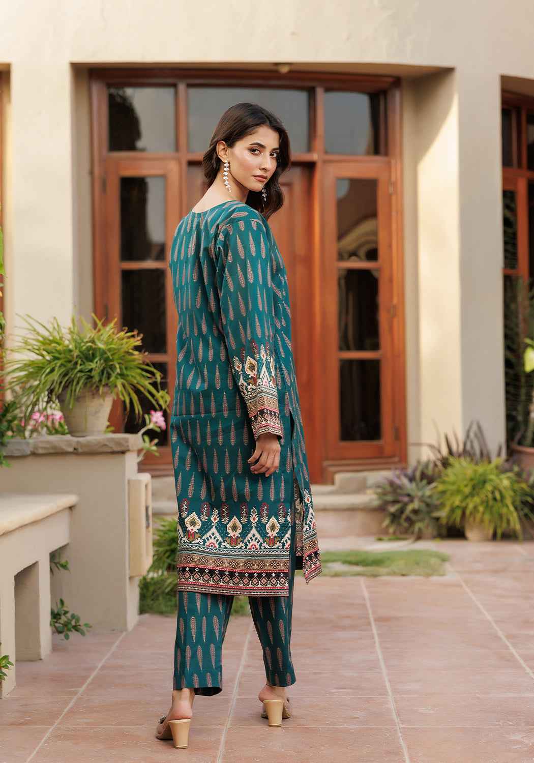 Zarasi - Emerald | Timeless Bloom - Stitched Lawn Suit - 2 Piece