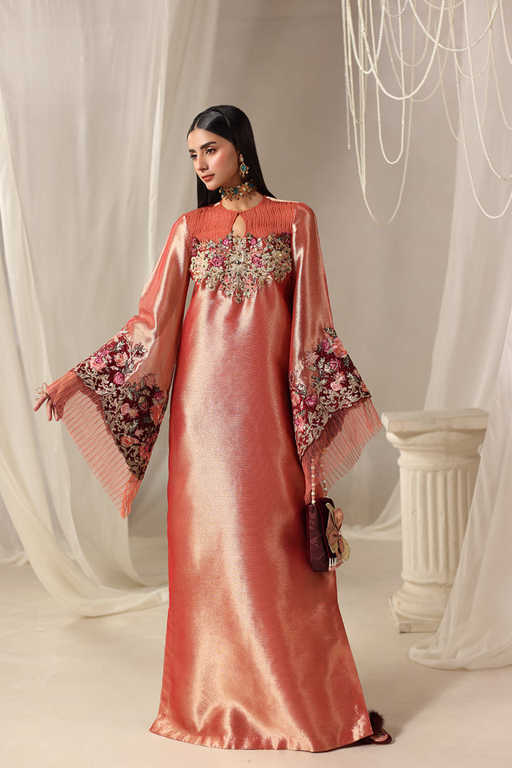 Musferah Saad - Coraline Premium Tissue Kaftaan For Women - 1 piece - Studio by TCS