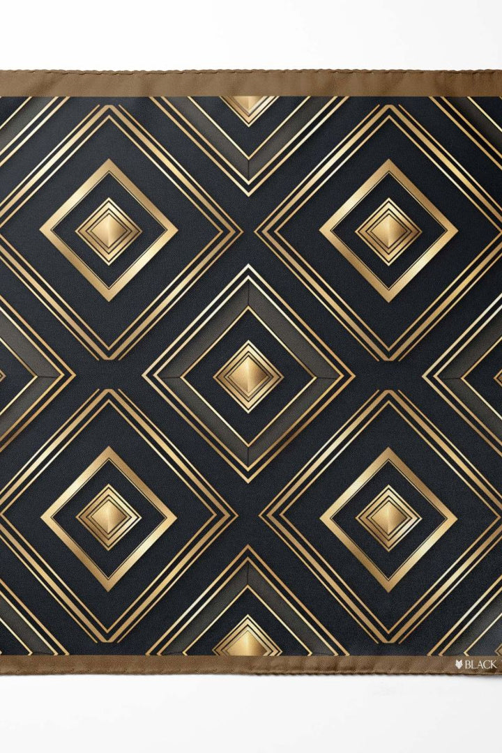 Black Wolf - GATSBY SILK ASCOT - Black - 1 Piece