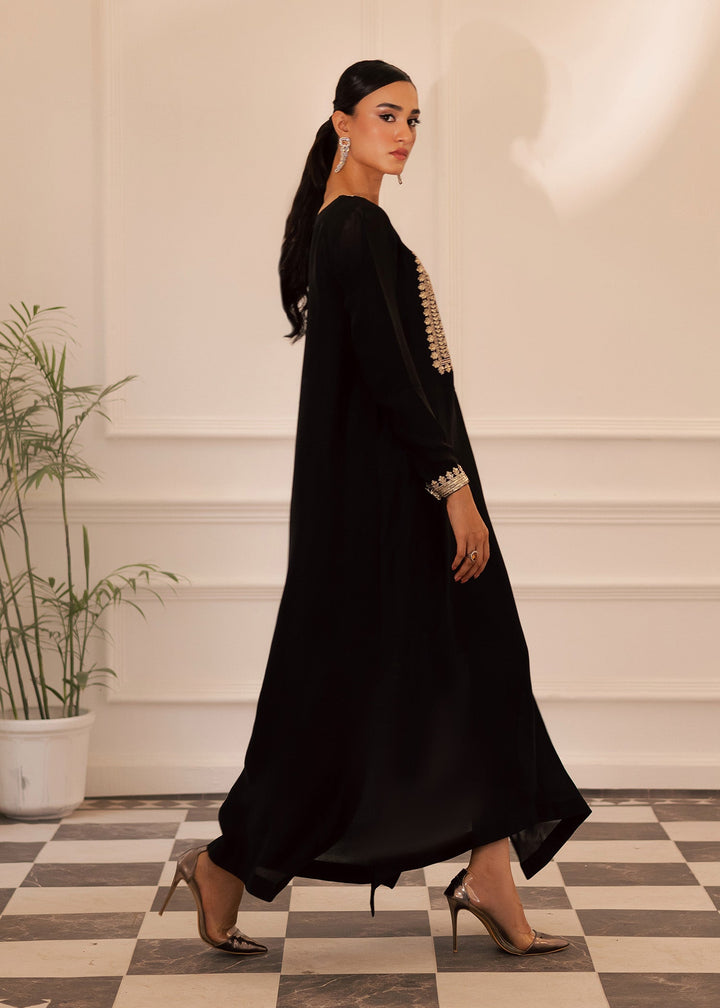 Allure By Ih - Espresso Thai Silk Suit For Women - Black - 3 Piece