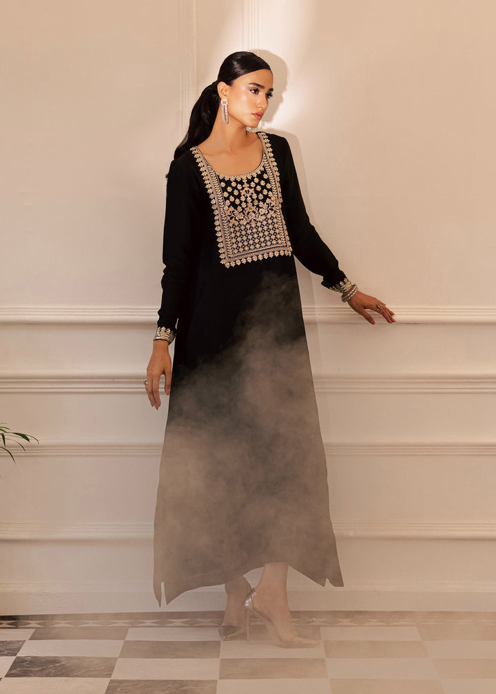 Allure By Ih - Espresso Thai Silk Suit For Women - Black - 3 Piece